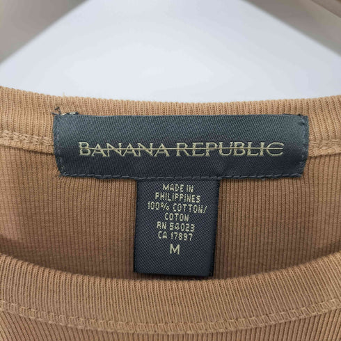 バナナリパブリック BANANA REPUBLIC クルーネック ロングスリーブTシャツ メンズ import:M