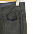 トゥルーレリジョン TRUE RELIGION ワイドデニムパンツ ワックス加工 コーティング レディース 26