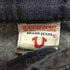 トゥルーレリジョン TRUE RELIGION ワイドデニムパンツ ワックス加工 コーティング レディース 26
