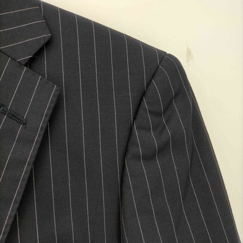 ロロピアーナ Loro Piana ピンストライプ スーツセットアップ 背抜き サイドベンツ 裾ダブル メンズ 175-82-94 A6