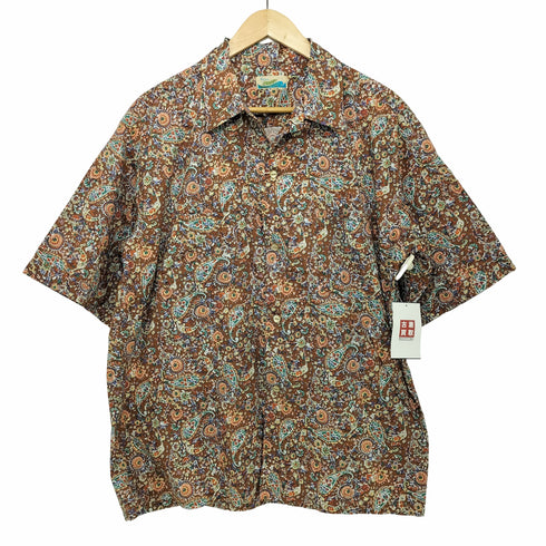 ペニーズ PENNEYS PAISLEY PRINTED W-P SS SHIRTS メンズ L
