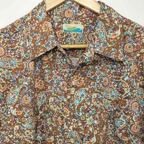 ペニーズ PENNEYS PAISLEY PRINTED W-P SS SHIRTS メンズ L