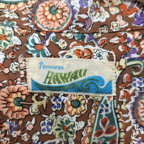 ペニーズ PENNEYS PAISLEY PRINTED W-P SS SHIRTS メンズ L