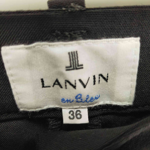 ランバンオンブルー LANVIN en Bleu サイドラインスラックス レディース JPN:36