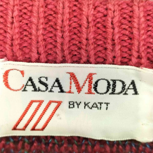 CASAMODA 総柄 コットン3Dニット メンズ
