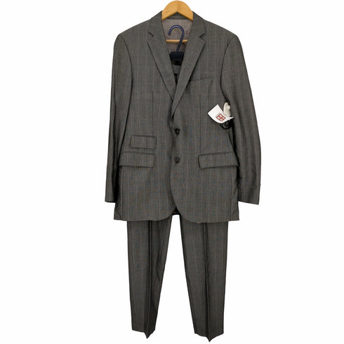 ヒューゴボス HUGO BOSS ストライプ スーツセットアップ 総裏 サイドベンツ メンズ 46/46