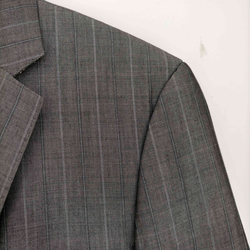 ヒューゴボス HUGO BOSS ストライプ スーツセットアップ 総裏 サイドベンツ メンズ 46/46
