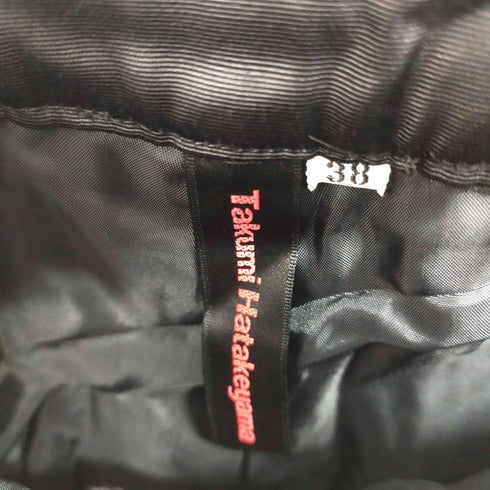 TAKUMI HATAKEYAMA ナイロンショートパンツ サテン調 レディース JPN:38