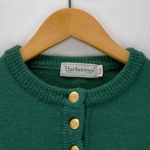 バーバリーズ BURBERRYS 金ボタン ゴルフ ロゴニット レディース import:L