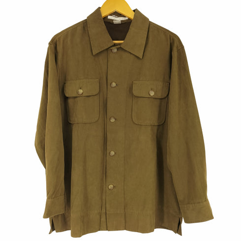 ペリーエリス PERRY ELLIS フェイクスウェード L/S シャツ メンズ JPN:M