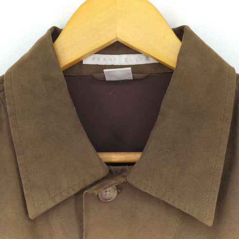 ペリーエリス PERRY ELLIS フェイクスウェード L/S シャツ メンズ JPN:M