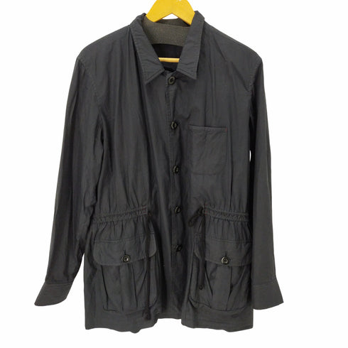ポールスミスコレクション Paul Smith COLLECTION ミドル丈 リップストップジャケット ブルゾン ウエストドローコード メンズ import:L