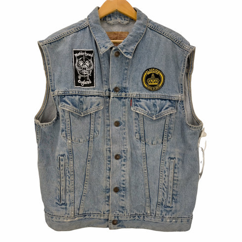 リーバイス Levis 70503 02 ユーロ バンドワッペン カスタム デニムベスト メンズ import:L