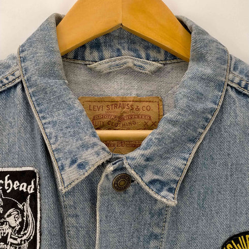 リーバイス Levis 70503 02 ユーロ バンドワッペン カスタム デニムベスト メンズ import:L