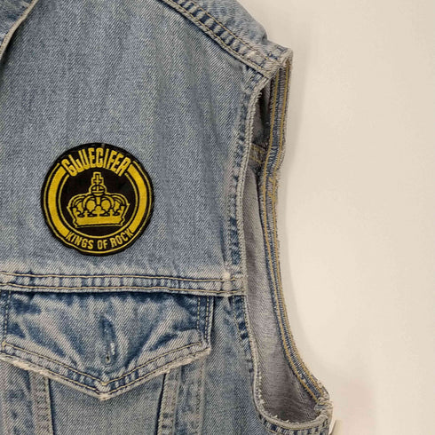 リーバイス Levis 70503 02 ユーロ バンドワッペン カスタム デニムベスト メンズ import:L