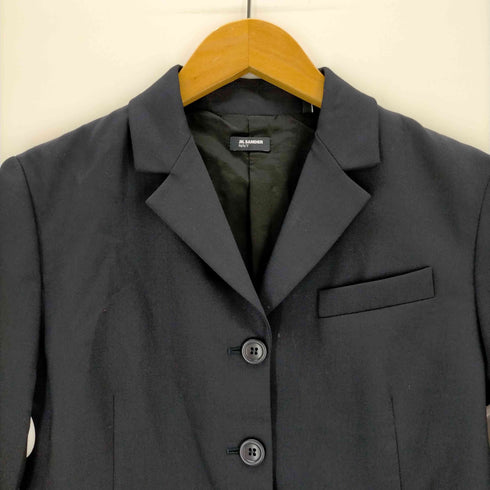 ジルサンダーネイビー JIL SANDER NAVY 3B ウールテーラードジャケット レディース 34