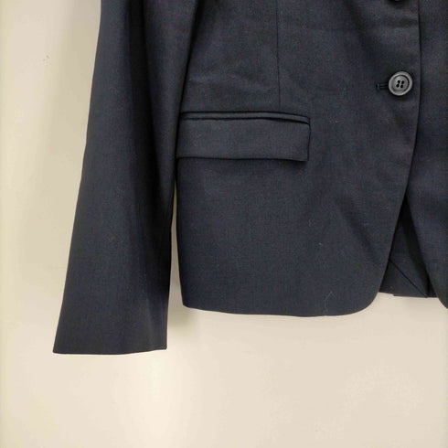ジルサンダーネイビー JIL SANDER NAVY 3B ウールテーラードジャケット レディース 34