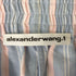アレキサンダーワン Alexander Wang オックスフォード ショートパンツ ストライプ グラデーション レディース JPN:XS