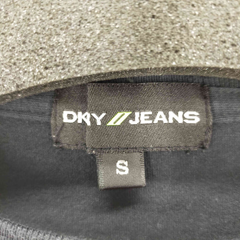 ダナキャランニューヨーク ジーンズ DKNY JEANS S/Sフロントプリントカットー Y2K レディース JPN:S