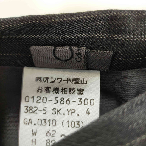 カルバンクライン CALVIN KLEIN ストライプサイドプリーツスカート レディース JPN:4