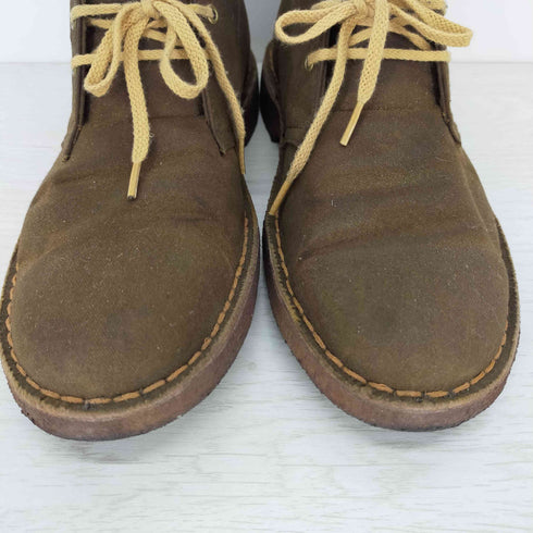 クラークスオリジナル CLARKS ORIGINALS british millerain社 オイルドコットン地 デザートブーツ メンズ US:7.5