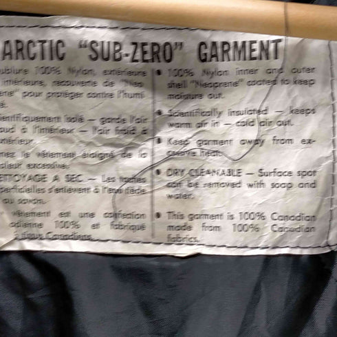 ARCTIC SUB-ZERO GARMENT 1976 Canada ナイロンジャケット メンズ