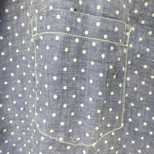 フランクアンドアイリーン Frank & Eileen リネン ドットシャツ S/S レディース JPN:XL
