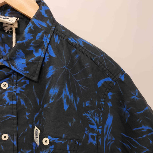 フランクリンマーシャル FRANKLIN&MARSHALL 花柄 半袖シャツ メンズ M