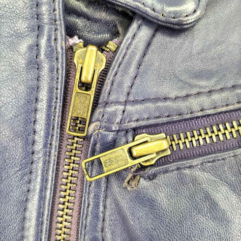 ALBERT DUKE レザー ダブルライダースジャケット レディース JPN:XL