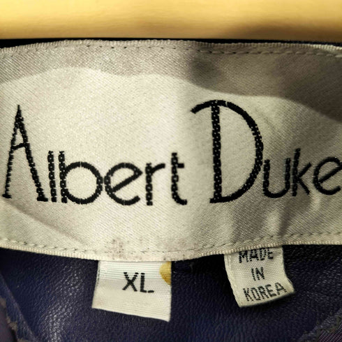 ALBERT DUKE レザー ダブルライダースジャケット レディース JPN:XL