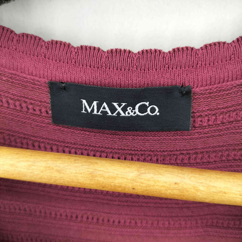 マックスアンドコー MAX & CO. ノースリーブ ビスコース ワンピース レディース import:S