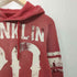 フランクリンマーシャル FRANKLIN&MARSHALL ユーズド加工 ナンバリング プルオーバーパーカー メンズ S