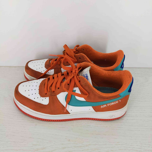 ナイキ NIKE Air Force 1 Low 07 LV8 Athletic Club Rush Orange Washed Teal White メンズ JPN:27.5