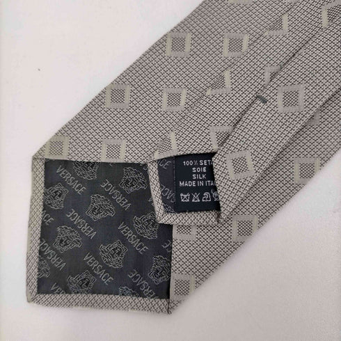 ジャンニヴェルサーチ GIANNI VERSACE シルク100% 総柄 ネクタイ メンズ