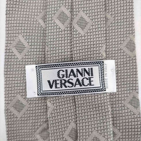 ジャンニヴェルサーチ GIANNI VERSACE シルク100% 総柄 ネクタイ メンズ