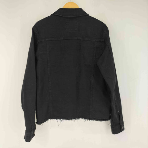 ザラ ZARA ブラックデニムジャケット メンズ US M