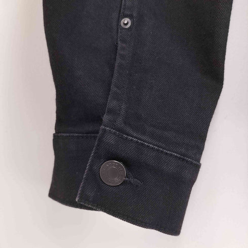 ザラ ZARA ブラックデニムジャケット メンズ US M
