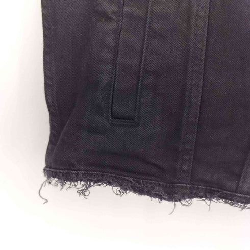ザラ ZARA ブラックデニムジャケット メンズ US M