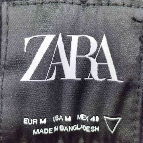 ザラ ZARA ブラックデニムジャケット メンズ US M