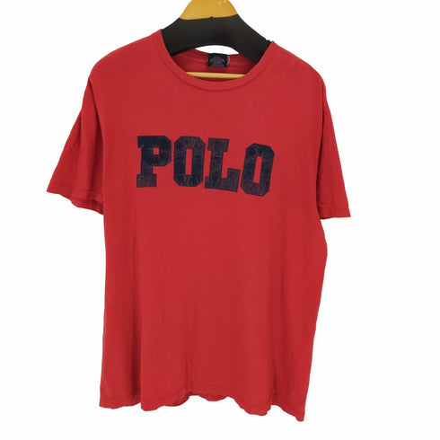 ポロバイラルフローレン Polo by RALPH LAUREN 90S フロントロゴプリントカットソー 雰囲気系 メンズ JPN:M