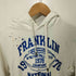 フランクリンマーシャル FRANKLIN&MARSHALL ペンキ加工 カレッジロゴ プルオーバーパーカー メンズ S
