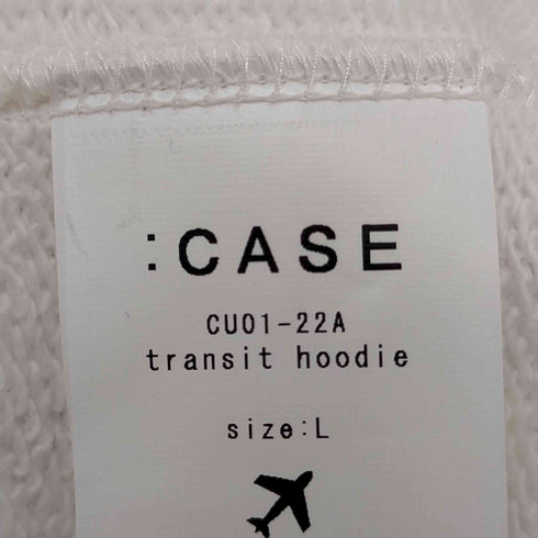 ケイス :CASE TRANSIT SWEAT HOODIE メンズ JPN:L