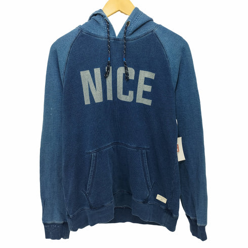 スコッチアンドソーダ SCOTCH&SODA NICE インディゴ プルオーバーパーカー メンズ M