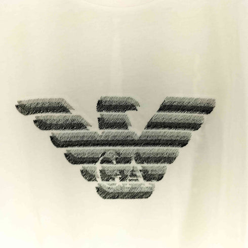 エンポリオアルマーニ EMPORIO ARMANI フロントロゴ刺繍 S/S Tシャツ メンズ import:XXL