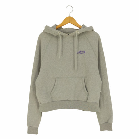 ステューシー Stussy designs バックロゴ クロップドプルオーバーパーカー レディース import:M