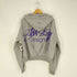 ステューシー Stussy designs バックロゴ クロップドプルオーバーパーカー レディース import:M