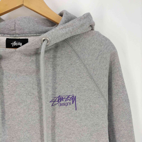 ステューシー Stussy designs バックロゴ クロップドプルオーバーパーカー レディース import:M