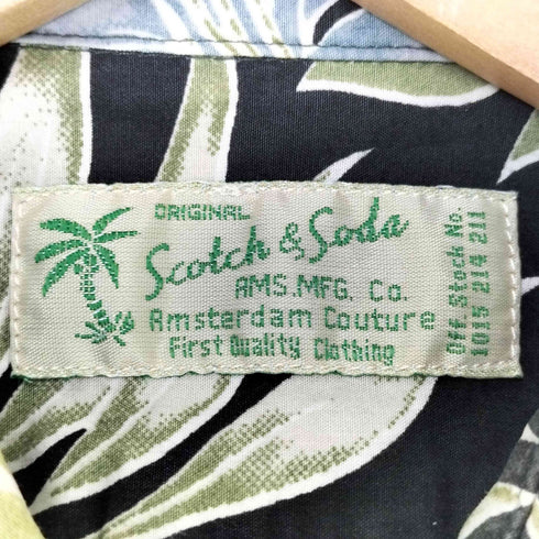 スコッチアンドソーダ SCOTCH&SODA 花柄 長袖シャツ メンズ S