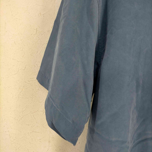 Check Mate Jeans 90s フロントロゴ刺繍 ポリテンセル S/S シャツ メンズ import:M