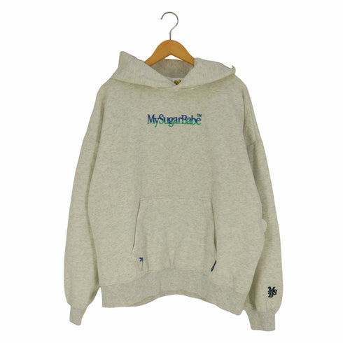 マイシュガーベイブ My Sugar Babe / MSB sunset/sunrise embroidery hoodie サンセットサンライズエンブロイダリーフーディー メンズ JPN:L